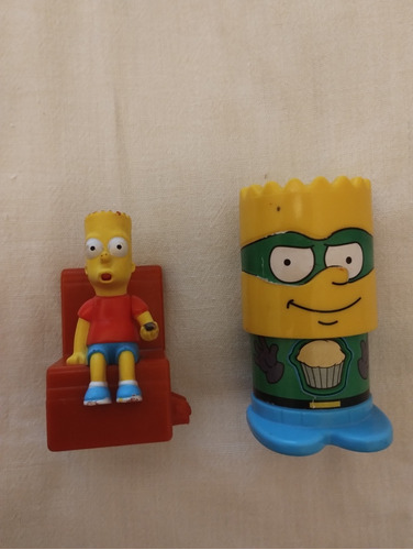 Muñecos De Bart Simpson Burger King 