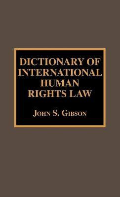 Libro Dictionary Of International Human Rights Law - John...
