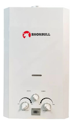 Calentador Paso Shorbull Instantáneo Agua Ahorrador Gas 8l