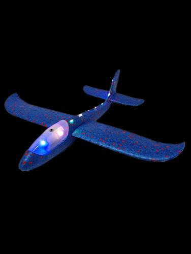 Avion Plaenador Con Luz Led Super Resistente