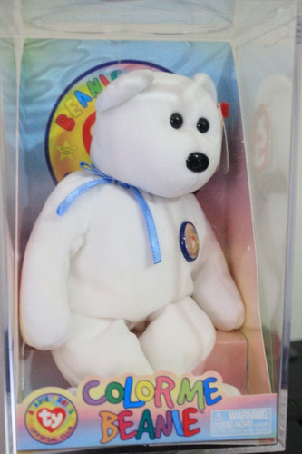 Peluche Osito Ty En Caja Acrilica Coleccion Con Marcadores