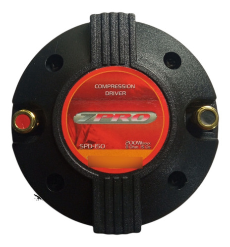 Imagen 3 de 5 de Driver Agudo 200 Watts 1 Pulgada Rosca Marca 7pro Spd-150