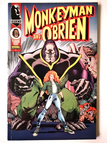 Norma Editorial Comic Monkeyman And O'brien Tomo En Español