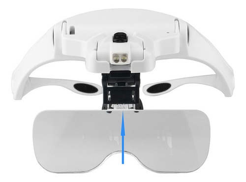 A Lupa Ajustable Con Diadema Y Luces Led, 5