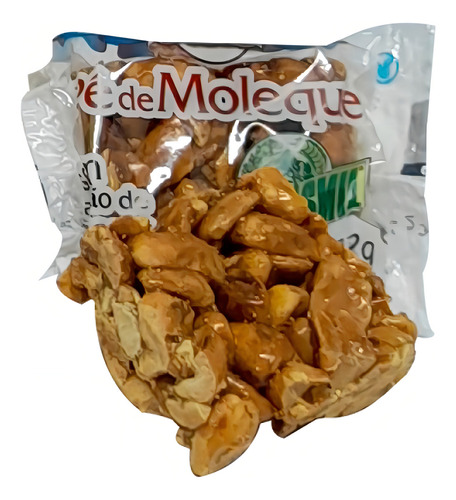Doce de pé de moleque amendoim Sem açúcar sem TACC em caixa 48 g
