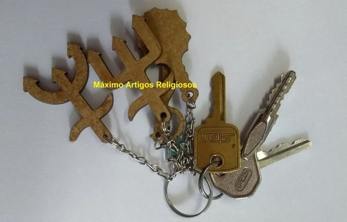 Lembrancinhas De Exu Kit 50 Chaveiros + 5 De Brinde
