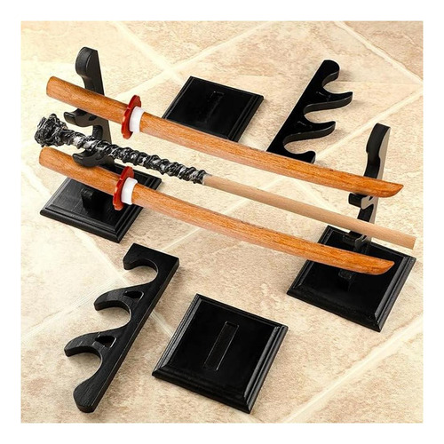 Juego De 2 Soportes Para Varita De Mago De Madera Soporte