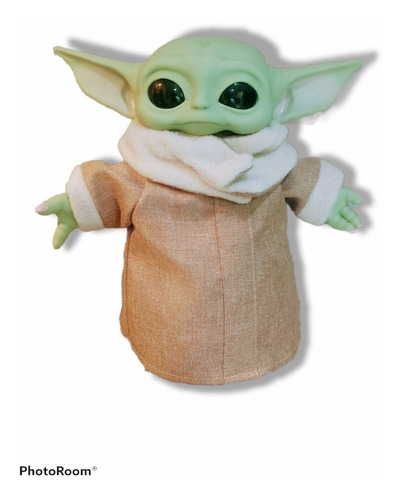 Peluche Baby Yoda Luz Y Sonido (30 Cm De Alto) 