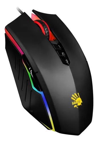 Bloody Ratón Óptico Para Juegos A70x Con Interruptor De G. Color A70x-negro Mate