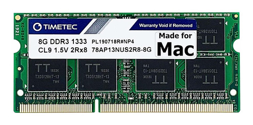 Memoria Timetec Hynix Ic 8gb Compatible Para Apple Ddr3 1333