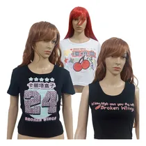 Comprar Lotes De 50 Prendas Crop Top M\u002Fcorta Musculosa O Remera