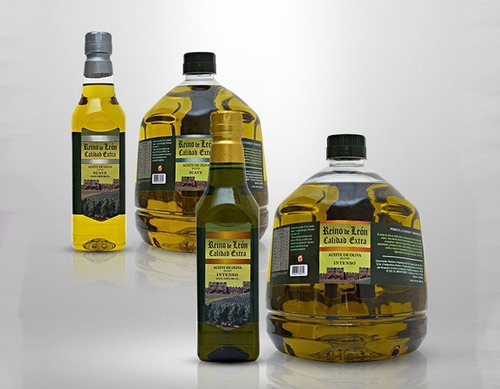 Imagen 3 de 4 de Aceite De Oliva Intenso Sin Tacc Virgen 2 Lts Reino Del Leon