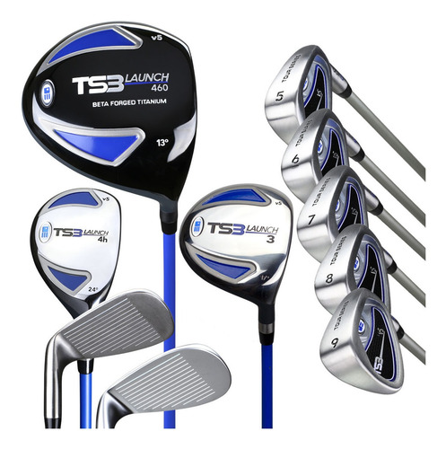 Imagen 3 de 4 de Rieragolf Set Junior Golf Us Kids Bordo Tour Series10-12años