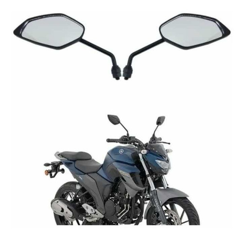 Espejos Retrovisores Para Moto Yamaha Fz-25 / Par