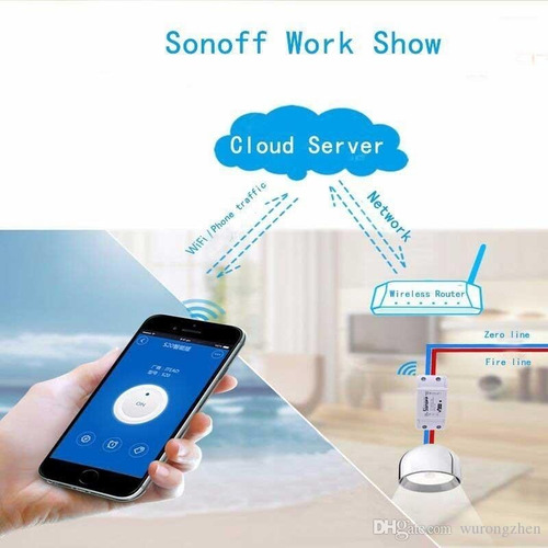Interruptor Inalámbrico Basic Para Luz Sonoff - Domotica