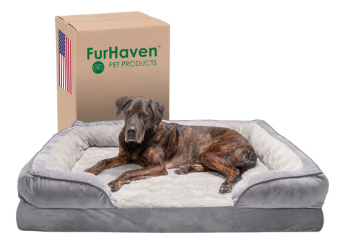 Furhaven - Cama Ortopedica Para Mascotas Para Perros Y Gatos