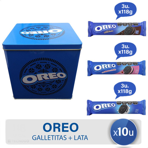 Combo Galletitas Oreo Dulces + Lata  - Mejor Precio