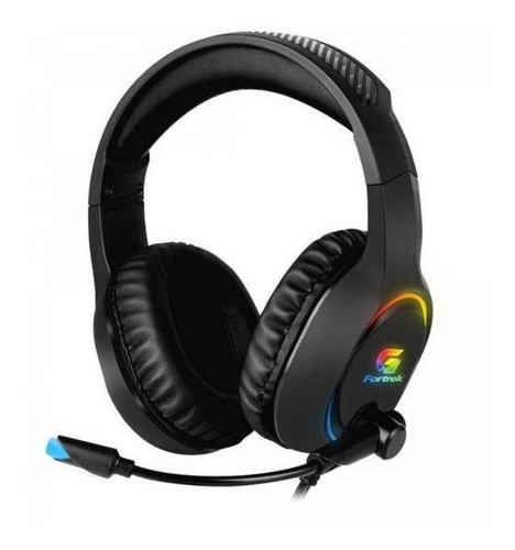 Headset Gamer Rgb Holt Preto Fortrek Polaridade Omni-direci