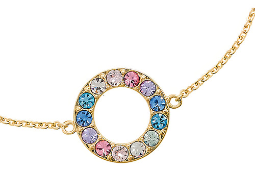 Pulsera Olivia Burton Rainbow Enchapado En Oro 18k Objrbb22
