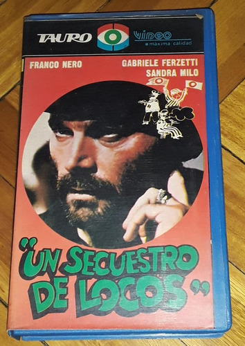 Un Secuestro De Locos Vhs Franco Nero Grog Policial Italiano