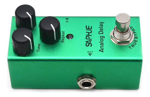 // Pedal De Guitarra, Mini Compacto Com Para Atraso