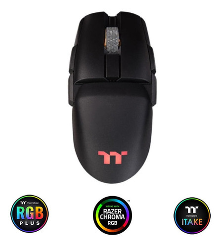 Mouse Thermaltake Inalámbrico Rgb Argent M5 Color Negro