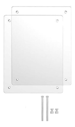 Marco De Flores Presionado Clear Frame Acrylic Frame