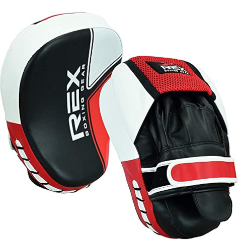Rex Boxing Pads Focus Mitts, Rexene Leather Curved Hand Pad