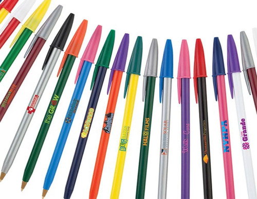 500 Pluma Bic  Mayoreo Promocional Personalizadas Publicidad