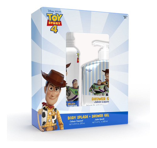 Set Disney Toy Story Body Splash X 200 Ml + Gel De Ducha X 2