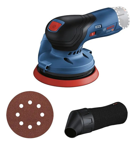 Lijadora Roto Orbital Inalámbrica Bosch Gex 12v-125, Brushle