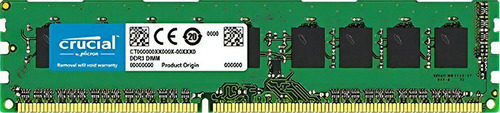 Memoria Ram 8gb Crucial Technology Ct102472ba186d Ecc Udimm Ddr3