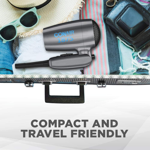 Secador De Cabelo Conair Travel 1875w Compacto Com Dupla Vol