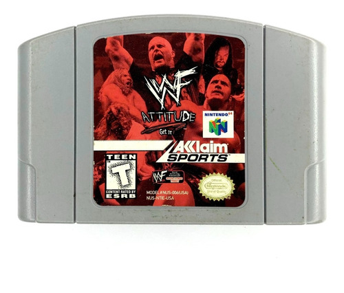 Wwf Attitude - Juego Original Nintendo 64