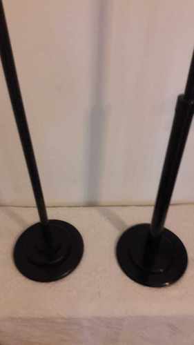 Maniqui Busto Con Copete Y Base De Madera Pintada En Negro! Negro