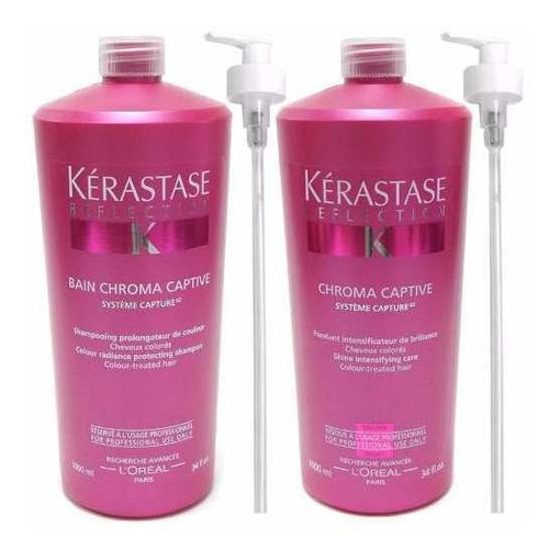 Kit Kerastase Reflection Chroma Captive Sh + Enj X 1000ml