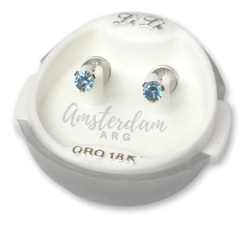 Aros Abridores Oro Blanco Grifa 3mm Art 4022  Amsterdamarg  