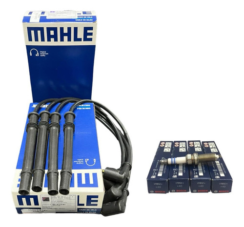 Juego Cables Mahle + Bujías Bosch Clio 2 - Mio 1.2 16v