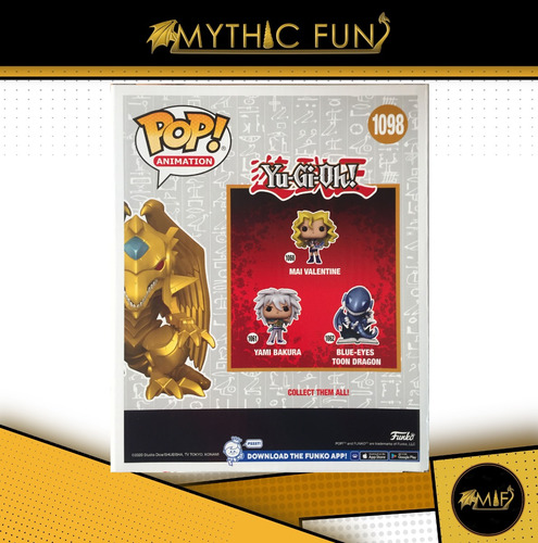 Funko Pop Yu-gi-oh! - Winged Dragon Of Ra 1098 (Usado)