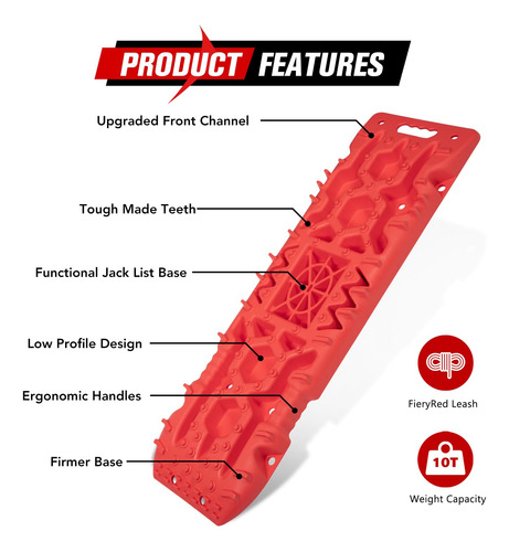 Tablas De Tracción Offroad Fieryred, Tablas De Recuperación