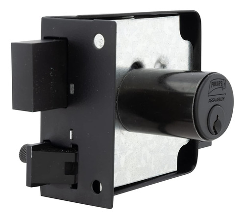 Cerradura Sobreponer Derecha Negro 715 Phillips