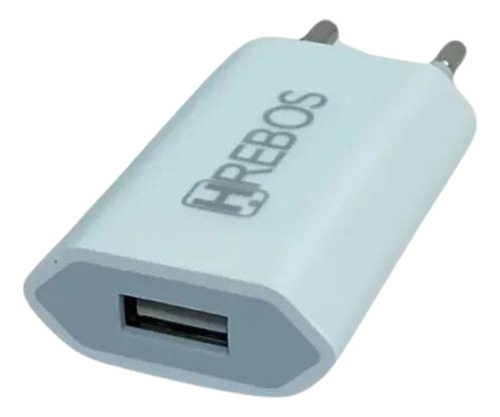 Carregador De Parede Compacto Usb 1.2a Hrebos Hs-102