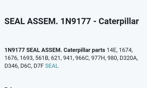 Imagen 4 de 5 de 1n9177 Sello Carbón Para Bomba De Agua Caterpillar