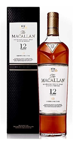 Imagen 1 de 1 de Whisky Macallan Sherry Oak Cask 12 Años