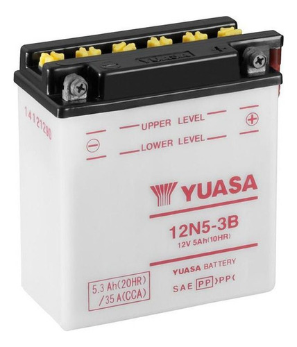 Bateria Yuasa 12n5-3b Pulsar 135 Cb125 Cg125