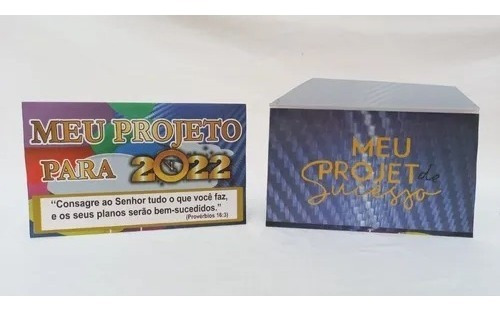 Imagem 3 de 3 de 50 Cartela - Projeto De Vida 2022 Com Envelope