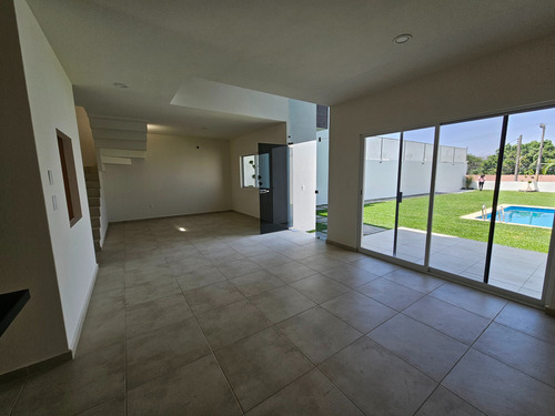 Casa Nueva Minimalista En Burgos Bugambilias, Temixco Mor