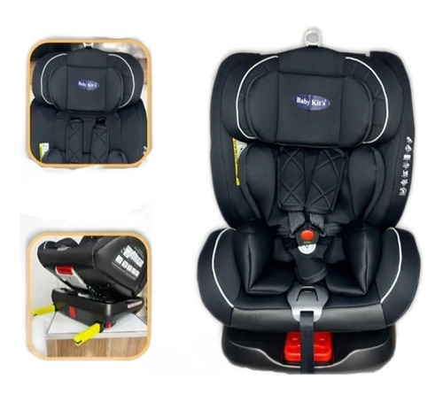 Silla De Carro Asiento Butaca Giratorio Con Isofix Babykits