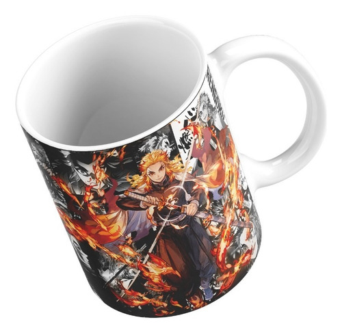 Taza Mug 11oz Anime Kimetsu No Yaiba Demon Slayer Rengoku