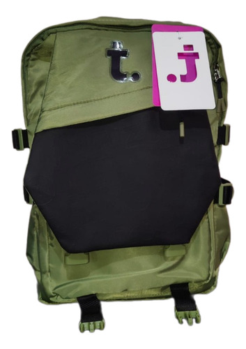Mochila Juvenil Ruz Truzt Verde Porta Skate Bolsa Secreta Laptop